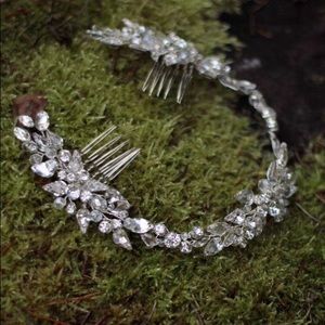 Bridal Hair Chain/ Hair Necklace